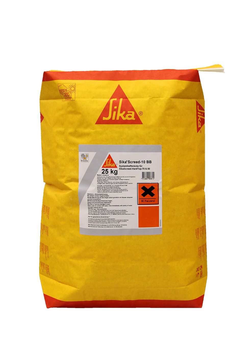 925104410 SIKASCREED -10 BB GRIJS 25 KG CEMENTGEBONDEN AANBRANDLAAG